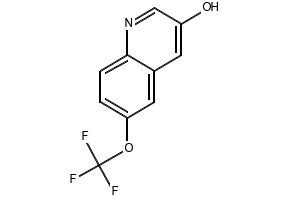 3-Quinolinol, 6-nitro- structure, CAS 103029-76-1