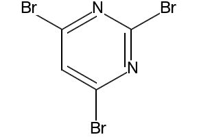 2,4,6-Tribromopyrimidine structure, CAS 36847-11-7