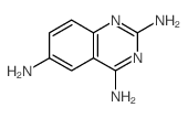 2,4,6-Triaminoquinazoline structure, CAS 13741-90-7