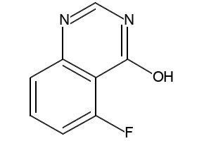 5-Fluoro-4-hydroxyquinazoline structure, CAS 436-72-6