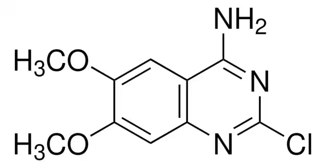 2-Chloro-6,7-dimethoxyquinazoline structure, CAS 94644-47-0
