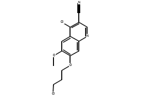7-(3-Chloropropoxy)-4-chloroquinazoline structure, CAS 557770-90-8