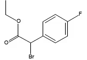 Benzeneacetic acid, .alpha.-bromo-4-fluoro-, ethyl ester structure, CAS 712-52-7