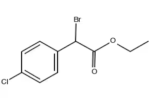 Benzeneacetic acid, .alpha.-bromo-4-chloro-, ethyl ester structure, CAS 5445-25-0