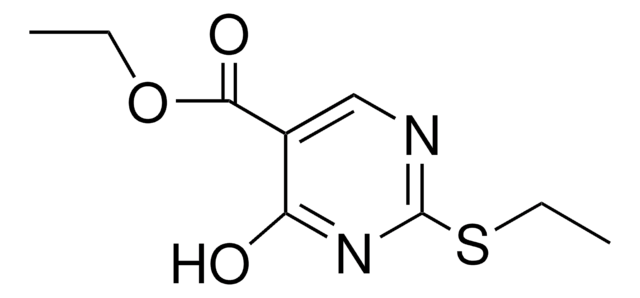 5-Pyrimidinecarboxylic acid, 2-(ethylthio)-1,6-dihydro-6-oxo-, ethyl ester structure, CAS 5518-76-3