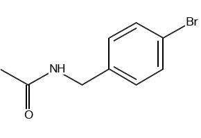 Acetamide, N-[(4-bromophenyl)methyl]- structure, CAS 90561-76-5