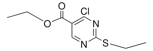 Methyl 4-chloro-2-methylthio-5-pyrimidinecarboxylate structure, CAS 2223-96-3
