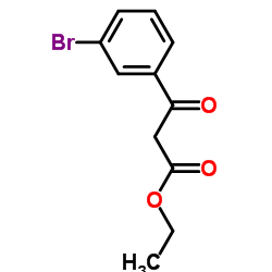 Benzenepropanoic acid, 3-bromo-.beta.-oxo-, ethyl ester structure, CAS 21575-91-7