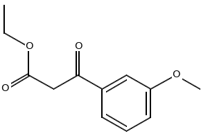 Benzenepropanoic acid, 3-methoxy-.beta.-oxo-, ethyl ester structure, CAS 27834-99-7