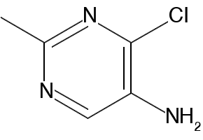 4-Chloro-2-methylpyrimidin-5-amine structure, CAS 20090-59-9
