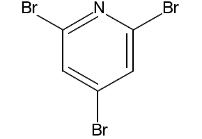 2,4,6-Tribromopyridine structure, CAS 2408-70-0