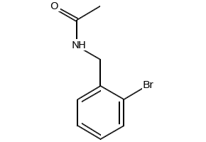 Acetamide, N-[(2-bromophenyl)methyl]- structure, CAS 74315-07-4