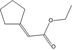 Acetic acid, 2-cyclopentylidene-, ethyl ester structure, CAS 1903-22-6