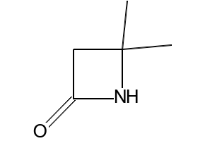 2-Azetidinone, 4,4-dimethyl- structure, CAS 4879-95-2