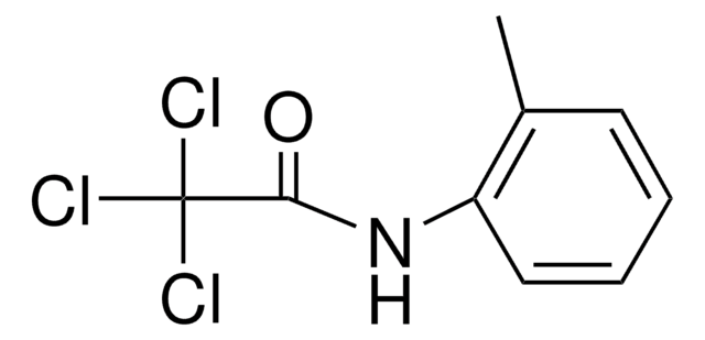 Acetamide, 2,2,2-trichloro-N-(2-methylphenyl)- structure, CAS 4257-87-8