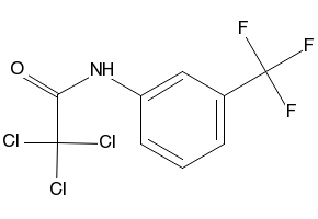 Acetamide, 2,2,2-trichloro-N-(3-fluorophenyl)- structure, CAS 349422-88-4
