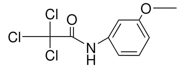 Acetamide, 2,2,2-trichloro-N-(3-methoxyphenyl)- structure, CAS 4306-33-6