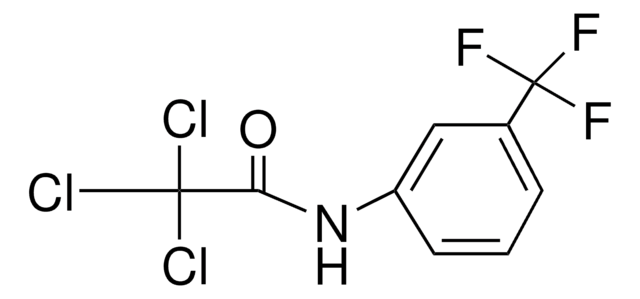 Acetamide, 2,2,2-trichloro-N-[3-(trifluoromethyl)phenyl]- structure, CAS 1939-29-3