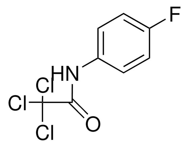 Acetamide, 2,2,2-trichloro-N-(4-fluorophenyl)- structure, CAS 1744-18-9