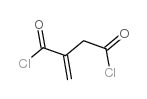 Butanedioyl dichloride, 2-methylene- structure, CAS 1931-60-8