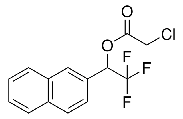 Acetic acid, 2,2,2-trifluoro-, 2-naphthalenyl ester structure, CAS 398-49-2