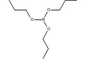 Boric acid, tripropyl ester structure, CAS 688-71-1