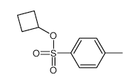 Cyclobutanol, 1-(4-methylbenzenesulfonate) structure, CAS 10437-85-1
