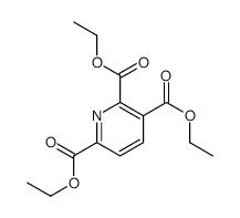 2,3,6-Pyridinetricarboxylic acid, 2,3,6-triethyl ester structure, CAS 122509-29-9