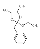 Benzene, (2,2,2-triethoxyethyl)- structure, CAS 16754-56-6