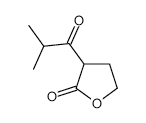 2(3H)-Furanone, dihydro-3-(2-methyl-1-oxopropyl)- structure, CAS 21591-97-9
