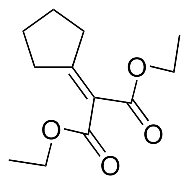 Propanedioic acid, 2-cyclopentylidene-, 1,3-diethyl ester structure, CAS 41589-42-8