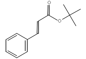 2-Propenoic acid, 3-phenyl-, 1,1-dimethylethyl ester structure, CAS 14990-09-1