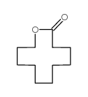 Oxacyclododecan-2-one structure, CAS 1725-03-7