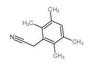 Benzeneacetonitrile, 2,3,5,6-tetramethyl- structure, CAS 14611-44-0