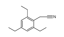 Benzeneacetonitrile, 2,4,6-triethyl- structure, CAS 854630-66-3