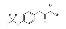 Benzenepropanoic acid, .alpha.-oxo-4-(trifluoromethoxy)- structure, CAS 954259-35-9