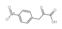 Benzenepropanoic acid, 4-nitro-.alpha.-oxo- structure, CAS 38335-24-9