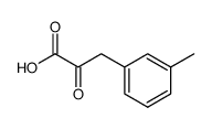 Benzenepropanoic acid, 3-methyl-.alpha.-oxo- structure, CAS 61676-25-3