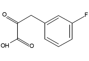 Benzenepropanoic acid, 3-fluoro-.alpha.-oxo- structure, CAS 95041-89-7