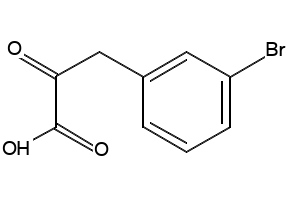 Benzenepropanoic acid, 3-bromo-.alpha.-oxo- structure, CAS 207910-90-5