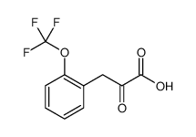 Benzenepropanoic acid, .alpha.-oxo-2-(trifluoromethoxy)- structure, CAS 954583-86-9