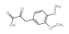Benzenepropanoic acid, 3,4-dimethoxy-.alpha.-oxo- structure, CAS 2460-33-5
