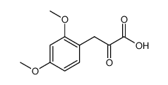 Benzenepropanoic acid, 2,4-dimethoxy-.alpha.-oxo- structure, CAS 91144-06-8
