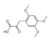 Benzenepropanoic acid, 2,4,5-trimethoxy-.alpha.-oxo- structure, CAS 38449-36-4