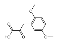 Benzenepropanoic acid, 2,5-dimethoxy-.alpha.-oxo- structure, CAS 116632-49-6