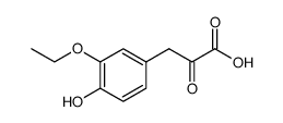 Benzenepropanoic acid, 3-ethoxy-4-hydroxy-.alpha.-oxo- structure, CAS 953750-12-4