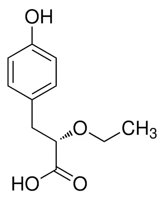 Benzeneacetic acid, 3-ethoxy-4-hydroxy- structure, CAS 80018-50-4