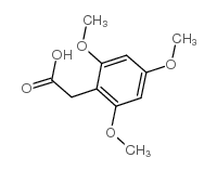 Benzeneacetic acid, 2,4,6-trimethoxy- structure, CAS 104397-80-0