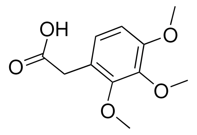 Benzeneacetic acid, 2,3,4-trimethoxy- structure, CAS 22480-91-7