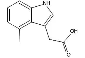 1H-Indole-3-acetic acid, .alpha.-methyl- structure, CAS 2597-26-4